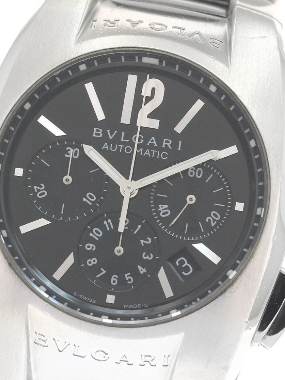 BVLGARI Elgon EG40SCH Chronograph black Dial Automatic Men's Watch_956711